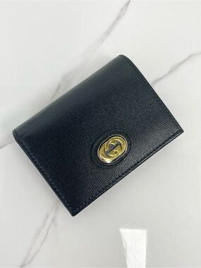 Gucci Leather Compact Wallet